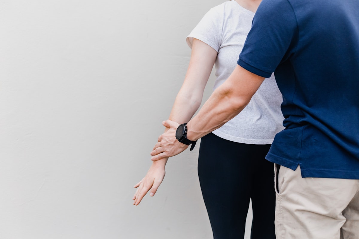 Balance training exercise improving stability and coordination